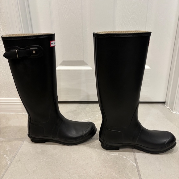 Hunter Original Tall Boots Size US 9M-10F - Picture 3 of 9